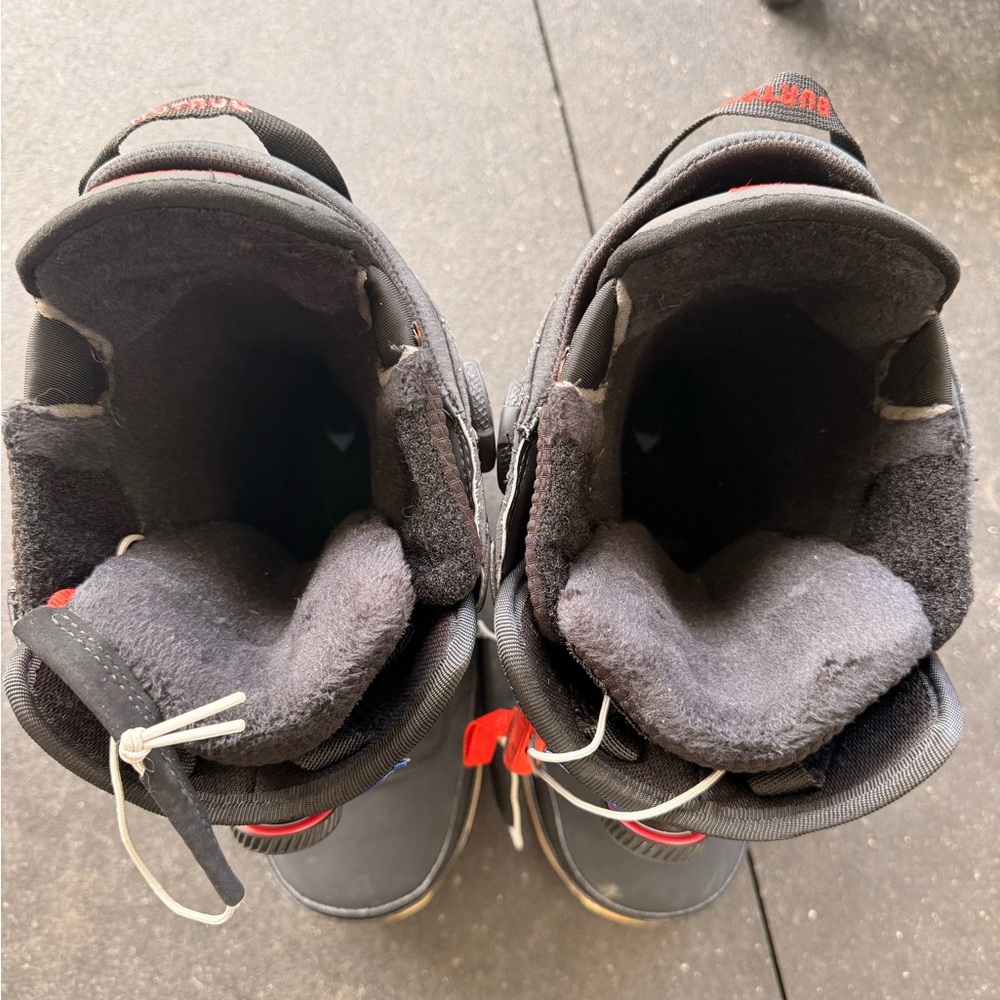 Burton Black Snowboard Boots with Red Accents - Picture 3 of 4